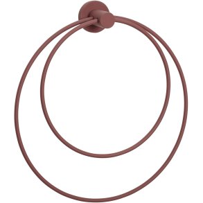 Hübsch Loop Håndklædeholder 26 cm, Burgundy