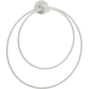 Hübsch Loop Håndklædeholder 26 cm, Lysegrå