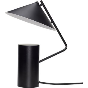 Hübsch Sen Bordlampe H32 cm, Sort