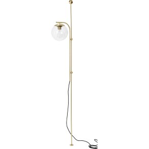 Hübsch Bubble Væg-/Gulvlampe H182 cm, Klar/Messing