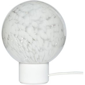 Hübsch Cloud Bordlampe H21 cm, Hvid/Klar