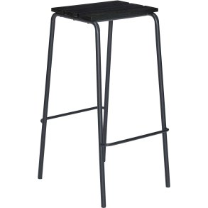Hübsch Stilt Barstol H76 cm, Sort Ask