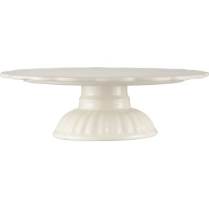 Ib Laursen Mynte Fad på fod 29 cm, Butter Cream