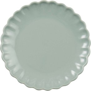 Ib Laursen Mynte Tallerken Blomst 19,5 cm, Green Tea