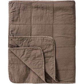 Ib Laursen Vintage Quilt Sengetæppe 240x240 cm, Soil