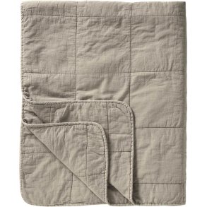 Ib Laursen Vintage Quilt Sengetæppe 240x240 cm, Linen