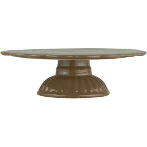 Ib Laursen Mynte Fad på fod 29 cm, Hazelnut