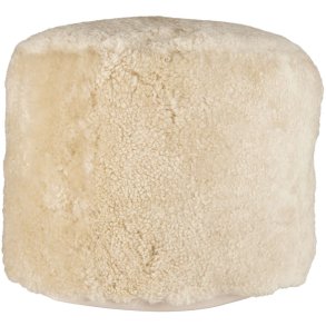 Ib Laursen Puf Ø45 cm, Creme