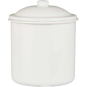 Ib Laursen Opbevaringsdåse H15 cm, Hvid