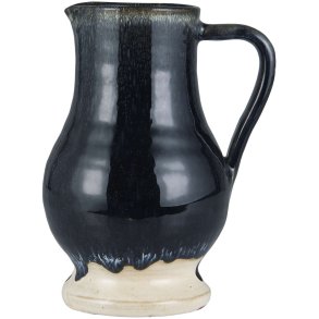 Ib Laursen Avignon Vase m. Hank H24,5 cm, Rustik Blå