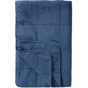 Ib Laursen Vintage Vattæppe 130x180 cm, Indigo
