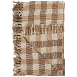 Ib Laursen Plaid 130x160 cm, Natur/Beige/Brun