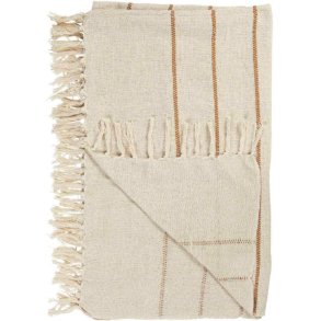 Ib Laursen Plaid 130x160 cm, Natur/Brun