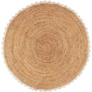 Ib Laursen Jutemåtte Ø90 cm, Jute