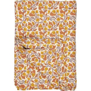 Ib Laursen Vattæppe 130x180 cm, Natur/Grå/Gul/Orange