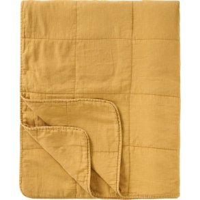Ib Laursen Vintage Quilt Sengetæppe 240x240 cm, Harvest Yellow