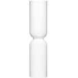 Lysestage H60 cm, Hvid
