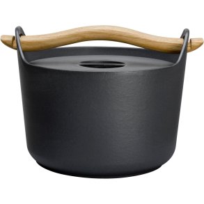 Iittala Sarpaneva Kasserolle m. Låg 3 L, Sort