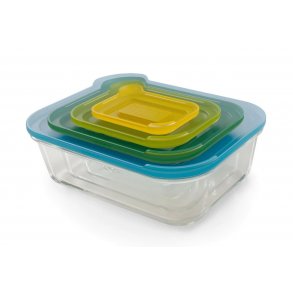 Joseph Joseph Nest Opbevaringsboks 4 stk, Glas