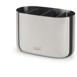 Joseph Joseph EasyStore Luxe Tandbørsteholder, Rustfrit Stål