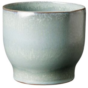 Knabstrup Keramik Urtepotteskjuler H15 cm, Soft Mint