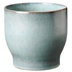 Knabstrup Keramik Urtepotteskjuler H10,5 cm, Soft Mint