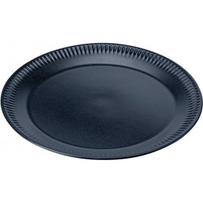 Knabstrup Keramik Tallerken 22 cm, Blå
