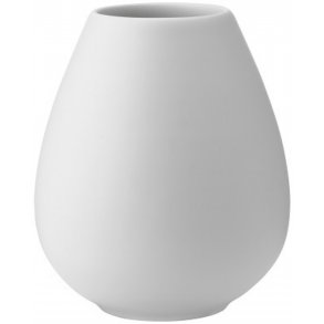Knabstrup Keramik Earth Vase 14 cm, Kalkhvid