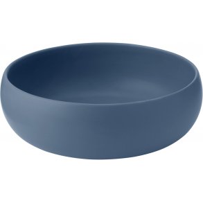 Knabstrup Keramik Earth Skål 22 cm, Støvet Blå