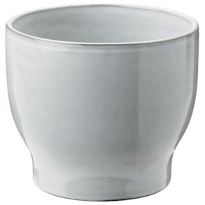 Knabstrup Keramik Urtepotteskjuler H12,5 cm, Hvid