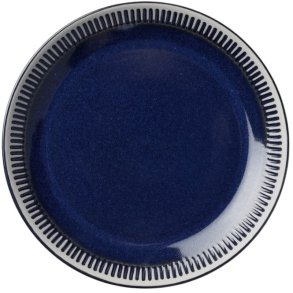 Knabstrup Keramik Colorit Tallerken 19 cm, Navy Blå