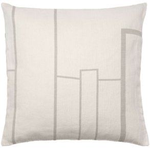 Kristina Dam Studio Architecture Pudebetræk 60x60 cm, Off White/Beige Melange