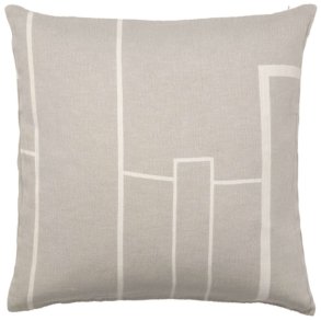 Kristina Dam Studio Architecture Pudebetræk 60x60 cm, Beige Melange/Off White