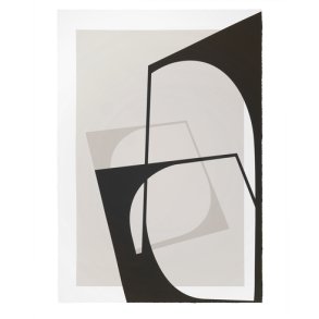 Kristina Dam Studio Frame Abstraction Plakat 70x100 cm, Beige/Grå