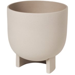 Kristina Dam Studio Serene Urtepotte H24,5 cm, Sand Engobe