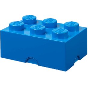 LEGO Opbevaringsklods 6-knops 25 cm, Blå
