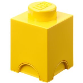 LEGO Opbevaringsklods 18 cm, Gul
