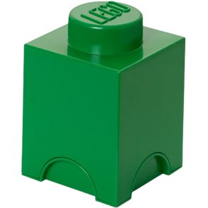 LEGO Opbevaringsklods 18 cm, Mørkegrøn