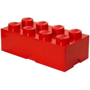 LEGO Opbevaringsklods 8-knops 50 cm, Rød