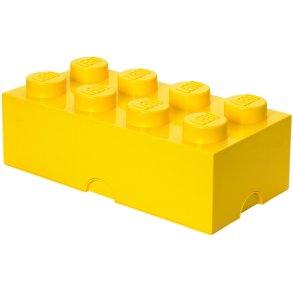 LEGO Opbevaringsklods 8-knops 50 cm, Gul