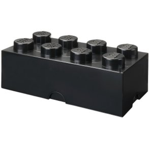 LEGO Opbevaringsklods 8-knops 50 cm, Sort