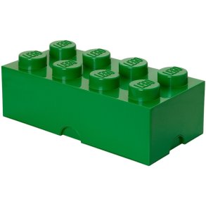 LEGO Opbevaringsklods 8-knops 50 cm ,  Mørkegrøn