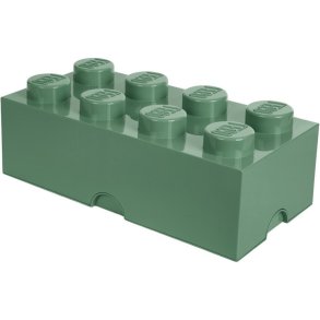 LEGO Opbevaringsklods 8-knops 50 cm, Sand Grøn