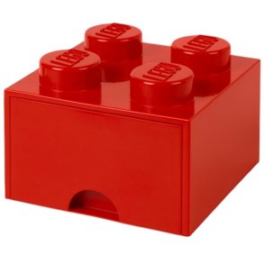 LEGO Opbevaringsskuffe 25 cm, Rød