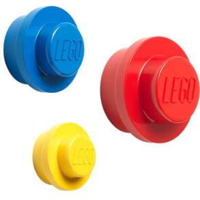 LEGO Knager 3 stk, Rød/Blå/Gul