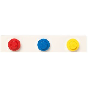 LEGO Knagerække 33,4 cm, Rød/Blå/Gul
