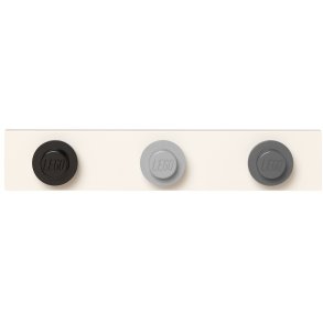 LEGO Knagerække 33,4 cm, Sort/Grå/Mørkegrå