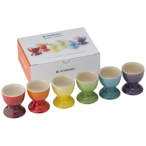Le Creuset Rainbow Æggebæger 6 stk. H6 cm, Multi