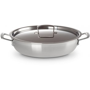 Le Creuset 3-Ply Sautergryde m. Låg Non-stick Belægning 30 cm/4,8 L
