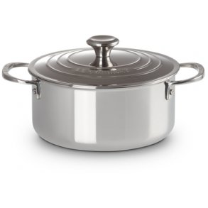 Le Creuset 3-Ply Signature Lav Gryde m. Låg 20 cm/3 L